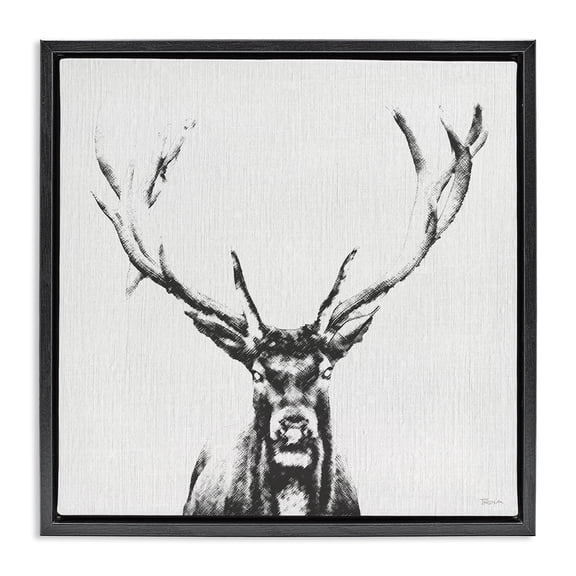 Stupell Industries Farmhouse Black Floating Frame Canvas Art, 18 x 18, by Katrina Craven