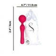 thumbnail image 7 of BMS Factory The Swan Sceptre Rechargeable Silicone Personal Massage Wand, Magenta, 7 of 7