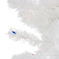 thumbnail image 2 of Northlight Pre-Lit Slim Pine Artificial Christmas Tree - 4' - White - Multi-color Lights, 2 of 4