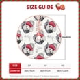 thumbnail image 2 of Rateoe Cute Poodle Dog Pattern Christmas Tree Skirt with Ties , Christmas Tree Decorations, Farmhouse Christmas Decor Xmas Holiday Decorations-36", 2 of 6