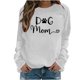 thumbnail image 2 of Puntoco - Camiseta estampada para mujer, blusa de manga larga, cuello redondo, tops casuales, sudadera Puntoco Puntoco-3221, 2 of 4