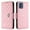 Pink, variant on for Motorola Moto G Play 4G 2024 Wallet Case, Elegant Card Holder Cash Slot PU Leather Kickstand Wrist Strap Shockproof Protective Flip Women Girls Case for Motorola Moto G Play 4G 2024, Pink