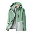 thumbnail image 4 of qolati Winter Coats for Women 3 in 1 Snow Ski Jacket Fleece Warm Hooded Jackets Waterproof Windbreaker Outdoor Hiking Travel Raincoats Outwear, 4 of 6