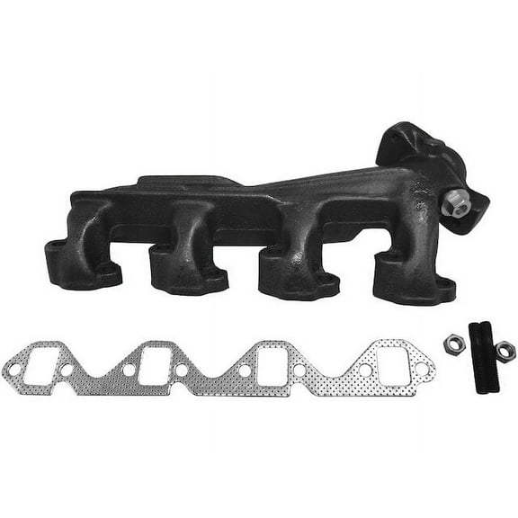 Right Exhaust Manifold - Compatible with 1986 - 1996 Ford F-150 5.0L V8 1987 1988 1989 1990 1991 1992 1993 1994 1995