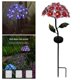 thumbnail image 5 of para jardín, para exteriores con , estacas de lámpara LED, luz de , iluminación de paisaje, encendido / apagad rojo shamjiam luces del césped del camino, 5 of 8
