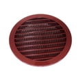 thumbnail image 2 of 4" Brown Round Plastic Louver Soffit Air Vent, 2 of 4
