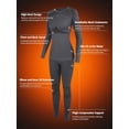 thumbnail image 6 of Alove Thermal Underwear Women Ski Breathable Warm Base Layer Cold Weather Set Long Johns Top Bottom, 6 of 7