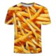 thumbnail image 1 of Camiseta con estampado 3d de patatas fritas, camiseta divertida para hombres y mujeres, camiseta de gran tamaño Stree-YuJia, 1 of 3