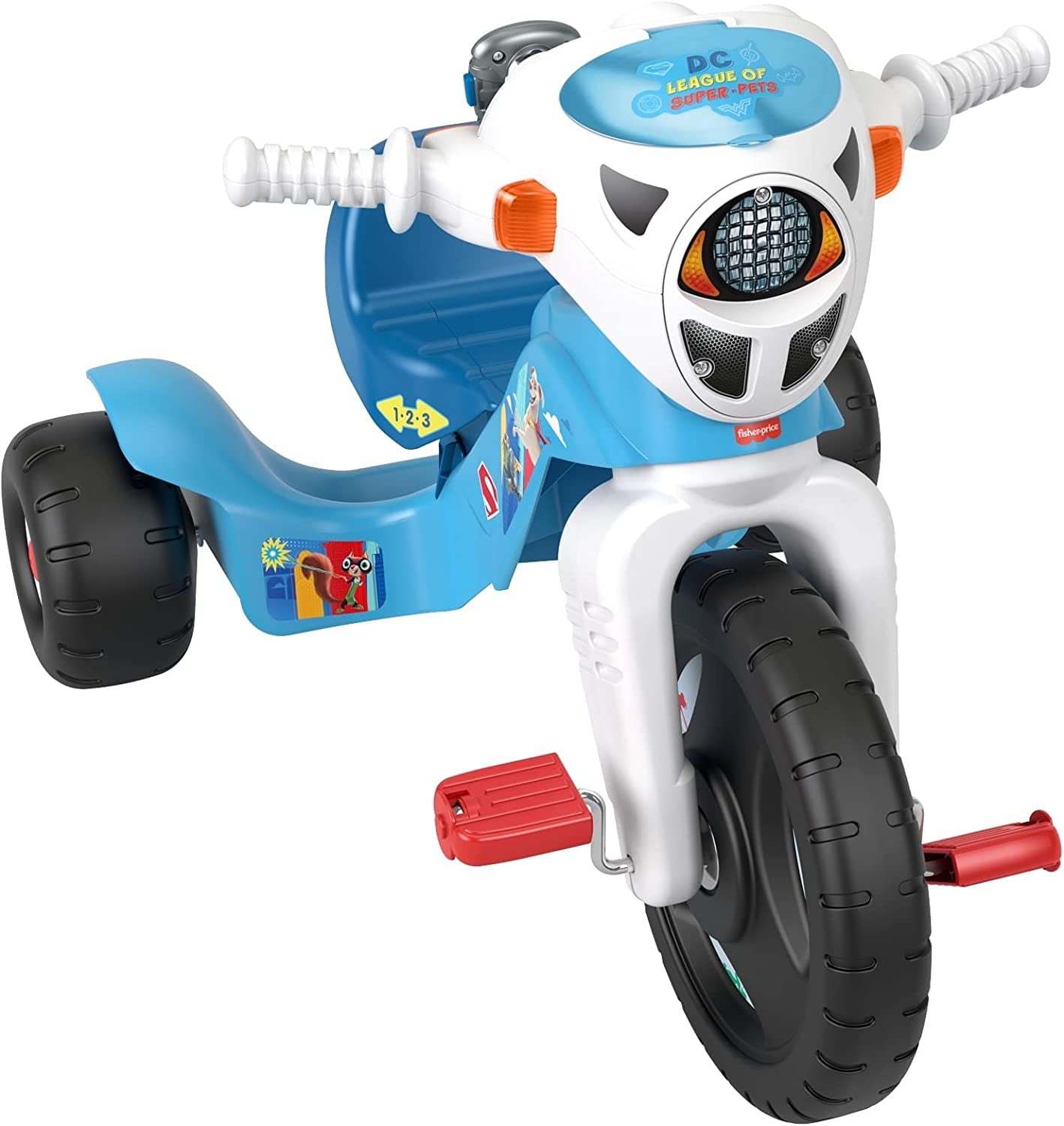 Power Wheels DC League of Super-Pets Lights & Sounds Trike ride-on tricycle  for toddlers and preschool kids ages 2-5 years - Walmart.com