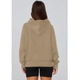 thumbnail image 5 of Sudadera PRETTYGARDEN Mujer 2025 Media Cremallera Crop Top XL Caqui, 5 of 5