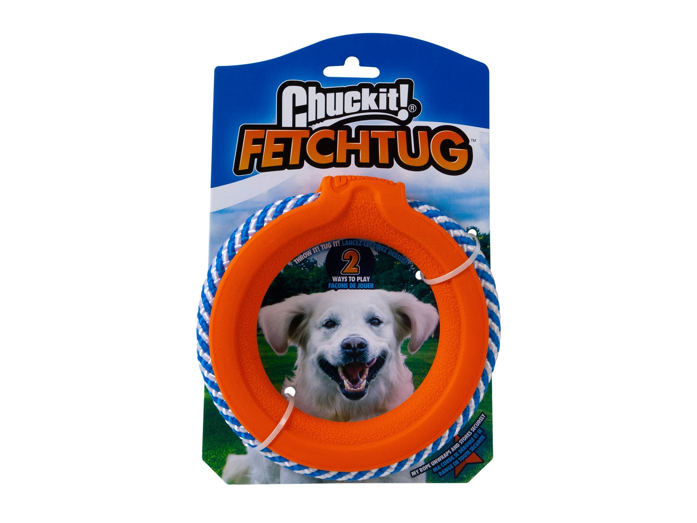 Chuckit! FetchTug 2-in-1 Fetch & Rope Tug Dog Toy