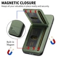 thumbnail image 2 of Dteck for iPhone 16 Pro Case Wallet with Card Holder, RFID Blocking Credit Slots Kickstand Shockproof Phone Cover for Women Men,Green, 2 of 9