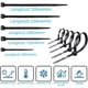 thumbnail image 2 of Cinchos de Plastico, Bridas de Plástico para Electricidad, Cintillos para Cables Nylon Autobloqueantes Resistente para Hogar, Oficina, Exterior, Taller (Negro), 2 of 4