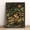 Mouse, variant on 12x16in Framed Sunlit Deer in Flower Garden Wood Print, Whimsical Wildlife Oil Painting Wall Art for Bedroom Living Room Home Decor