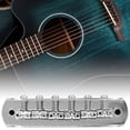 thumbnail image 2 of Threaded Saddle Guitar Bridge Replacement For Mustang Jag J master Style Guitars (Silver), 2 of 10