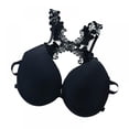 thumbnail image 1 of Wuffmeow Sexy Women Frontal Lace Push Up Bra Seamless Bras Racer Back Front Closure Bralette, 1 of 9