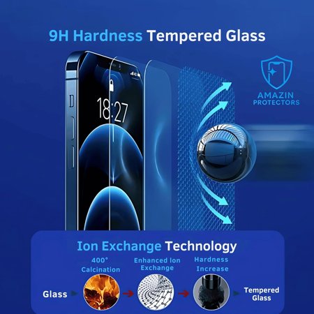 UYWGF-Premium 3 Pack Screen Protector for iPhone 16 [6.1 inch] + Upgraded MagSafe Clear Case + 3 Camera Lens Covers | HD Tempered Glass, Shockproof, Scratch-Resistant, Wireless Charging [7in1 Kit]