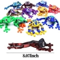 thumbnail image 2 of 1pc Fridge Magnets Strong Refrigerator Magnet Sticker, Cute 3D Printed Magnetic Animal Frog, Classroom Locker Fridge Desk Whiteboard Decor, Magnets Decorations For Kids Adults, 2 of 5