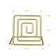 thumbnail image 4 of 26 soportes cuadrados para tarjetas de mesa, soportes para números de mesa, mini portatarjetas de mesa, soportes para cuadros para bodas (dorado), 4 of 5