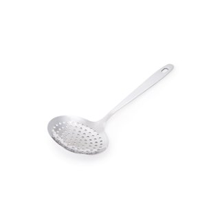 Soup Ladle,304 Stainless Steel Cooking Ladle Spoon Wok Tools with Long  Wooden Handle Heat Resistant,Silver/14.6Inch