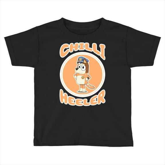 Chilli Toddler T Shirt Oh Biscuits Shirt, Bluey And Bingo, Gift For Him TODDLER SHORT SLEEVE TEE BELLA CANVAS 3001T