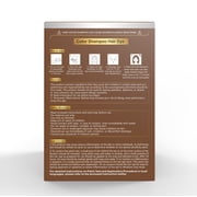 Herbishh Hair Color Shampoo for Gray Hair, Men & Women, Travel Size, 10+1 Pack (Light Brown 30 ml)