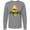 AC-Heather Grey, variant on Inktastic Aw, Shucks! Corn on the Cob Humor Long Sleeve T-Shirt