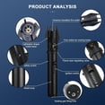 thumbnail image 2 of Camping Outdoor Windproof Straight Flame Lighter, 2025 New Windproof Straight Flame Lighter (Sliver), 2 of 8