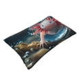 thumbnail image 2 of Haiem Pillowcase for Hair and Skin Queen - Bubbles Axolotl Fantasy Printed Soft Pillowcase with Envelope Closure-16"x24", 2 of 8