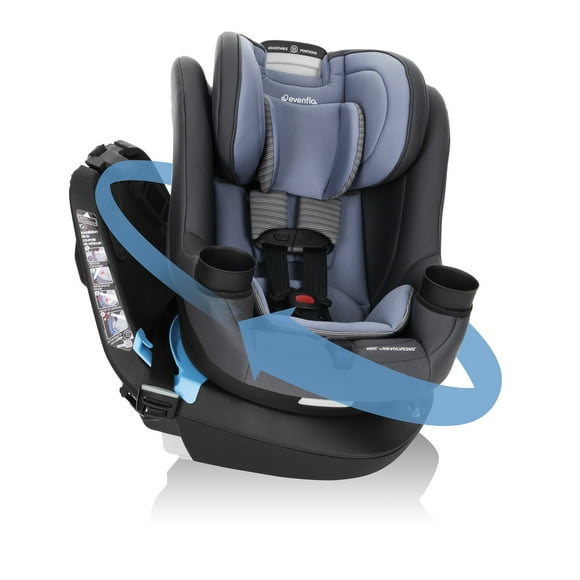 Siège auto convertible pivotant Evenflo REO de Revolve360 (Âge 0-4 ans, Poids 4-40 lbs)