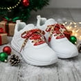 thumbnail image 2 of Flat Printed Shoelaces,Christmas Themed Thin Flat Shoelaces,Shoe Laces for Sneakers, 2 of 6