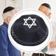 thumbnail image 5 of Gorro Yamaka ligero con bordado para uso diario, celebraciones y uso informal. Negro, 5 of 8