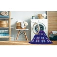 thumbnail image 2 of Ahgly Company Machine Washable Indoor Square Transitional MediumBlue Area Rugs, 4' Square, 2 of 7