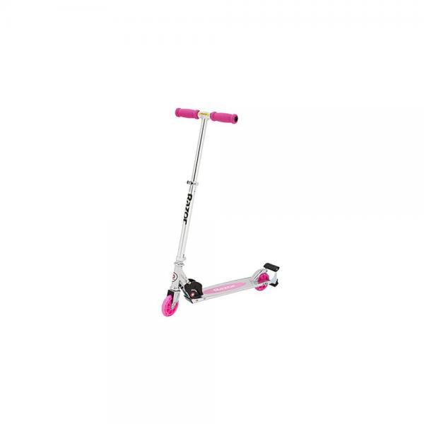 full light up pink scooter
