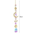 thumbnail image 4 of Candelabro de cristal de estrella prisma campanillas de viento cortina hogar jardín colgantes (A) Likrtyny  Libre de BPA, 4 of 5