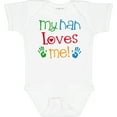 thumbnail image 3 of Inktastic My Nan Loves Me Boys or Girls Baby Bodysuit, 3 of 5