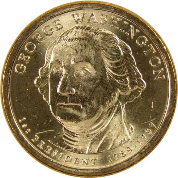 2007 P George Washington Presidential Dollar BU Uncirculated $1 Coin