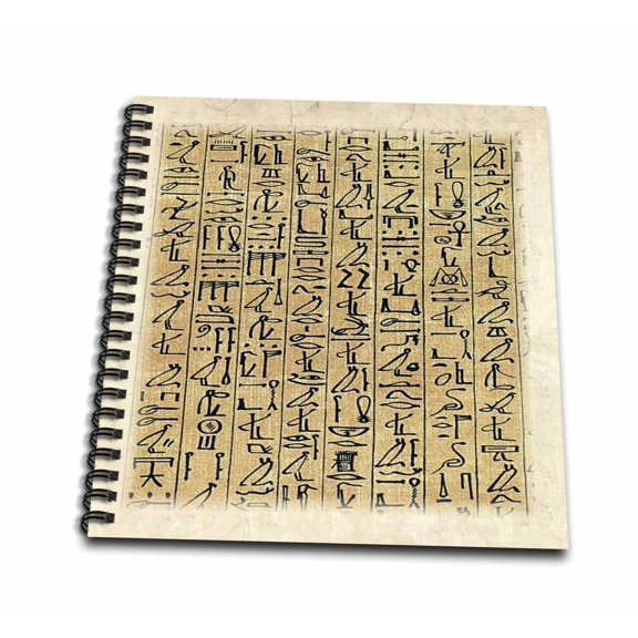 3dRose, Papyrus Paper, Drawing Book 8 x 8 inch
