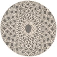 thumbnail image 5 of SAFAVIEH Outdoor CY6616-23621 Courtyard Anthracite / Beige Rug, 5 of 10