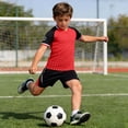 thumbnail image 1 of Ensemble de Soccer pour Garçons Ados à Séchage Rapide, Ensemble de Soccer 2 Pcs, Maillot et Shorts, Ensembles Athlétiques Rouges, Ensembles Courts, Taille 13-14 Ans pour Garçons Filles, 1 of 4