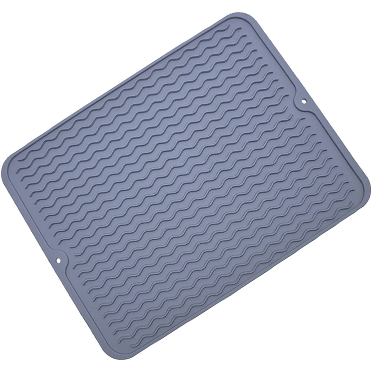 Silicone Dish Drying Mat, 15.7x11.8 Inch Flexible Rubber Drying Mat