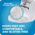 thumbnail image 3 of Balega Hidden Comfort Performance No Show Athletic Running Socks for Men and Women (1 Pair), Black, Large, 3 of 8