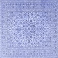 thumbnail image 1 of Ahgly Company Indoor Square Persian Blue Traditional Area Rugs, 6' Square, 1 of 4
