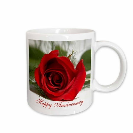 

3dRose Happy Anniversary Ceramic Mug 11-ounce