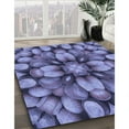 thumbnail image 2 of Ahgly Company Indoor Square Patterned Purple Mimosa Purple Area Rugs, 8' Square, 2 of 6