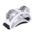 thumbnail image 2 of Milaget Tambourin pour Pieds, 4 Cloches pour Banjo Mandoline Instrument Blanc, 2 of 9