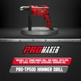 thumbnail image 5 of Hammer Drill 5.0AMP 500W 1/2" Promaker PRO-TP500, 5 of 8