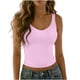 thumbnail image 1 of Blusas de Verano de las Mujeres sin Mangas Sólido Cuello en V Suéter Casual Top, Blusas de las Mujeres Casual para el Uso Diario, 1 of 6