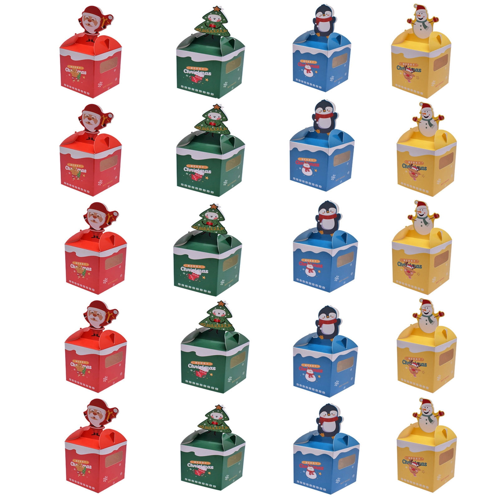 Vikakiooze 2022 Christmas Gift Boxes Party Candy Boxes Party Papers