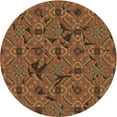 thumbnail image 1 of Ahgly Company Indoor Square Patterned Sedona Brown Area Rugs, 3' Square, 1 of 6